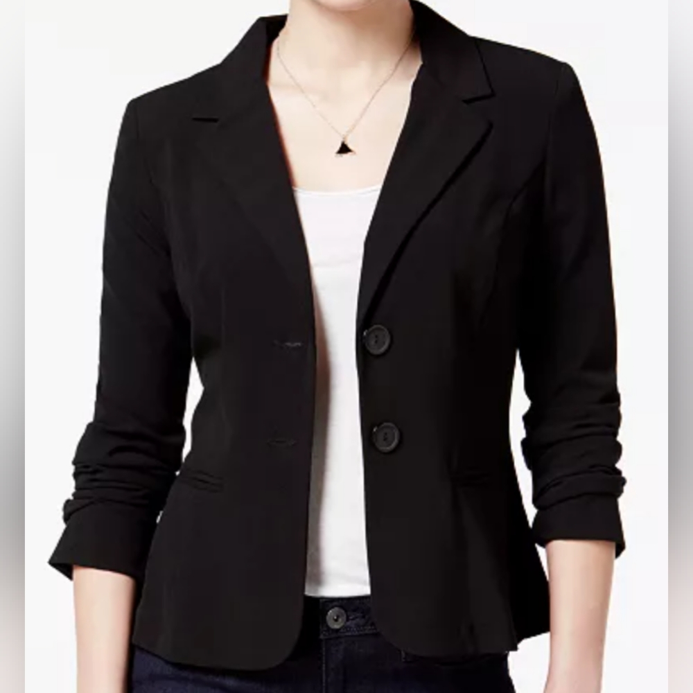 BCX Juniors' Two-Button Blazer